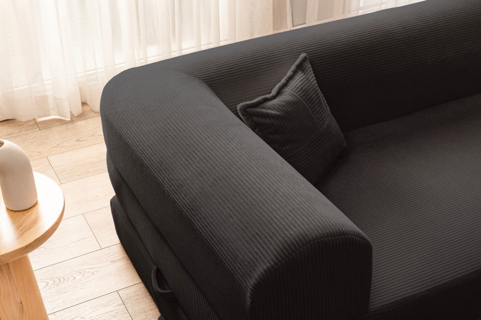 Atelier Del Sofa Legom Eco Corner - Sofá-Cama Esquinero Antracita